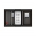 Franke Kanon KNG 120 zlewozmywak 76x46 cm Fragranit+ łupkowy szary 125.0716.373