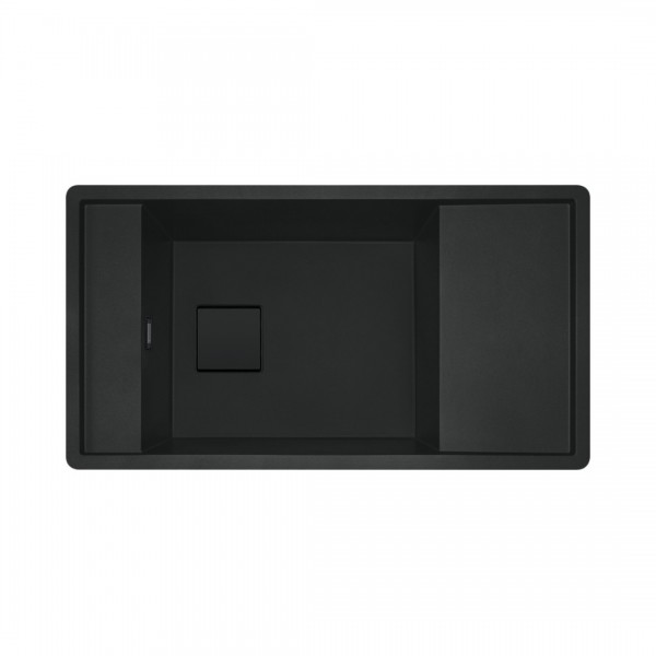 Franke Fresno FSG 611 zlewozmywak 87,7x49,5 cm odwracalny Fragranit+ czarny mat 114.0721.148