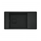 Franke Fresno FSG 611 zlewozmywak 87,7x49,5 cm odwracalny Fragranit+ czarny mat 114.0721.148
