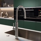 Franke Masterpiece pull-out spray bateria kuchenna z wyciąganą wylewką stal szlachetna 115.0711.554