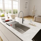 Franke Masterpiece pull-out spray bateria kuchenna z wyciąganą wylewką stal szlachetna 115.0711.554