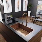 Franke Mythos Masterpiece pull-out spray bateria kuchenna z wyciąganą wylewką miedziana 115.0711.557