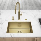 Franke Mythos Masterpiece pull-out spray bateria kuchenna z wyciąganą wylewką złota 115.0711.558