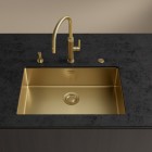 Franke Mythos Masterpiece pull-out spray bateria kuchenna z wyciąganą wylewką złota 115.0711.558