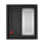 Franke Kanon KNG 110-37 zlewozmywak 41x46 cm Fragranit+ czarny mat 125.0721.149