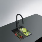 Franke Kanon KNG 110-37 zlewozmywak 41x46 cm Fragranit+ czarny mat 125.0721.149