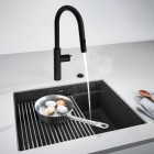 Franke Kanon KNG 110-52 zlewozmywak 56x46 cm Fragranit+ czarny mat 125.0721.150