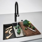 Franke Kanon KNG 110-52 zlewozmywak 56x46 cm Fragranit+ czarny mat 125.0721.150