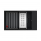 Franke Kanon KNG 110-62 zlewozmywak 76x46 cm Fragranit+ czarny mat 125.0721.161