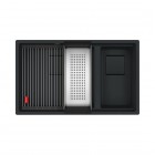 Franke Kanon KNG 120 zlewozmywak 76x46 cm Fragranit+ czarny mat 125.0721.162