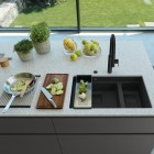 Franke Kanon KNG 120 zlewozmywak 76x46 cm Fragranit+ czarny mat 125.0721.162