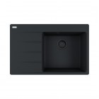 Franke Centro CNG 611-78 TL zlewozmywak 78x50 cm komora z prawej Fragranit+ czarny mat 114.0693.564