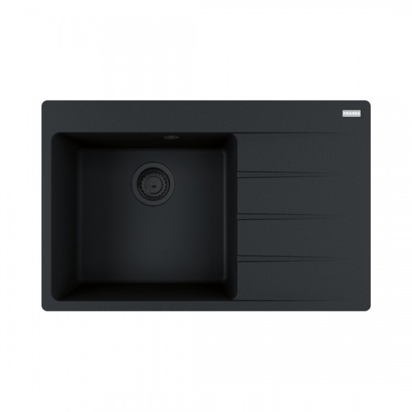 Franke Centro CNG 611-78 TL zlewozmywak 78x50 cm komora z lewej Fragranit+ czarny mat 114.0693.565