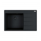 Franke Centro CNG 611-78 TL zlewozmywak 78x50 cm komora z lewej Fragranit+ czarny mat 114.0693.565
