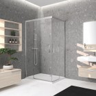 Novellini Kali A-H kabina prysznicowa prostokątna 100x75 cm KALIAH96L1B+KALIAH71L1B