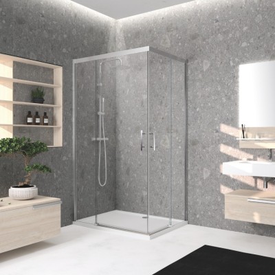 Novellini Kali A-H kabina prysznicowa prostokątna 100x90 cm KALIAH96L1B+KALIAH86L1B