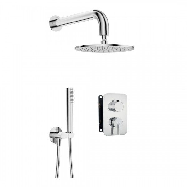 Deante Silia zestaw prysznicowy podtynkowy chrom BXYY0QSM