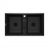 Deante Eridan zlewozmywak granitowy 86x50 cm czarny mat ZQE N203