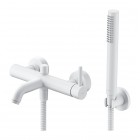 Omnires Y bateria wannowa ścienna biały mat Y1231WM