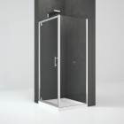 Novellini Kali G+F kabina prysznicowa prostokątna 90x80 cm KALIG861B+KALIF781B