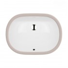 Oltens Gapa umywalka 56x41 cm podblatowa owalna biała 40105000