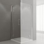 Novellini Modus A drzwi prysznicowe 70 cm część 1/2 lewe chrom MODUSA70LS-1K