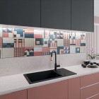 Deante Eridan zlewozmywak granitowy 78x50 cm odwracalny czarny mat ZQE N11B