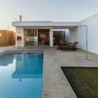 Deante Silia zestaw natryskowy stojący z deszczownicą stal szczotkowana NQS_F4GM