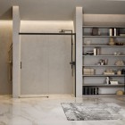 Novellini Kali PH drzwi prysznicowe 100 cm czarny mat KALIPH96-1H