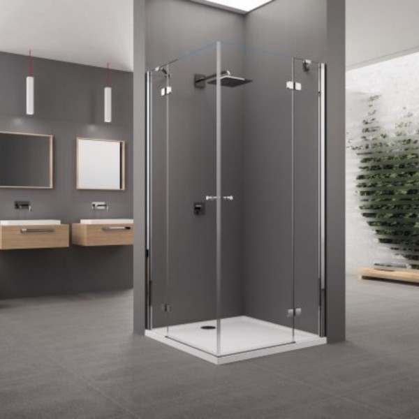 Novellini Brera Lite A kabina prysznicowa prostokątna 75x70 cm prawa chrom 62355