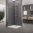 Novellini Brera Lite A kabina prysznicowa prostokątna 75x70 cm lewa chrom 62391