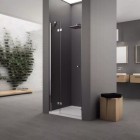 Novellini Brera Lite A-G drzwi prysznicowe 95 cm lewe chrom BRLTA95LS-1K