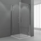 Novellini Modus A kabina prysznicowa prostokątna 120x110 cm prawa chrom 62022