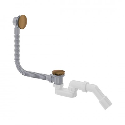 Deante syfon wannowy brąz szczotkowany NHC_C57B