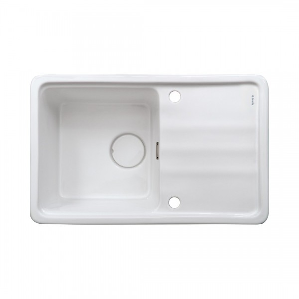 Deante Momi zlewozmywak ceramiczny 78x50 cm biały połysk ZCM_6113