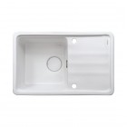 Deante Momi zlewozmywak ceramiczny 78x50 cm biały połysk ZCM_6113