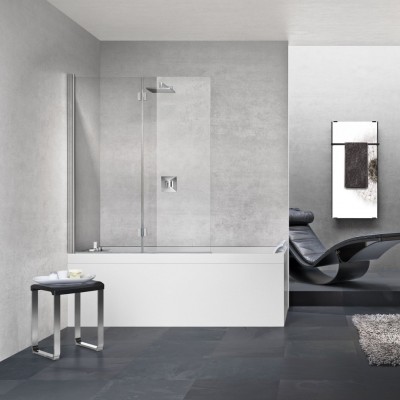 Novellini Young 2.0 1BSV parawan 2-częściowy 120x150 cm Lewy Y21BSV120S1K