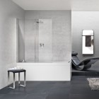 Novellini Young 2.0 1BSV parawan 2-częściowy 120x150 cm Lewy Y21BSV120S1K