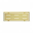 Omnires Uni koszyk prysznicowy mosiądz szczotkowany UN10335BSB