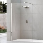 Novellini Kuadra H ścianka wolnostojąca Walk-in 90 cm biały mat KUADH90-1U