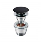 Catalano korek do umywalki z przelewem czarny mat 9050300022