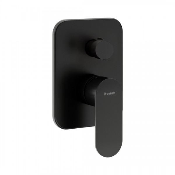 Deante Alpinia bateria wannowo-prysznicowa podtynkowa czarny mat BGA_N44P