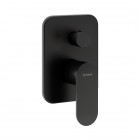 Deante Alpinia bateria wannowo-prysznicowa podtynkowa czarny mat BGA_N44P