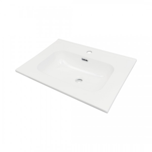 Deante Tubo umywalka 60,3x46 cm wpuszczana biała CTU_6U6W