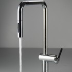 Deante Momi bateria kuchenna z wyciąganą wylewką chrom BKM_073N