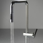 Deante Momi bateria kuchenna z wyciąganą wylewką chrom BKM_073N