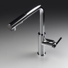 Deante Momi bateria kuchenna z wyciąganą wylewką chrom BKM_073M