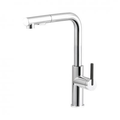 Deante Momi bateria kuchenna z wyciąganą wylewką chrom BKM_073M