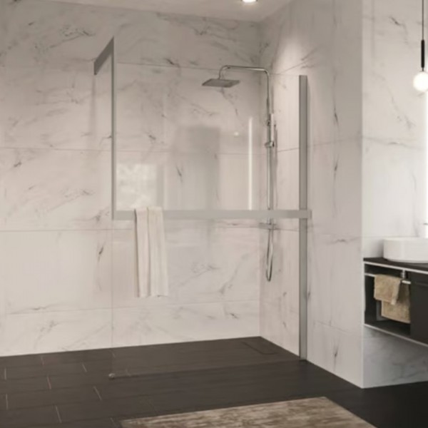 Novellini Frame Kit zestaw z relingiem na ręcznik prawy chrom R80KUFRE10D-K