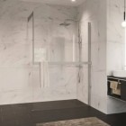 Novellini Frame Kit zestaw z relingiem na ręcznik prawy chrom R80KUFRE10D-K